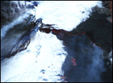 Lava Flow on Mount Etna