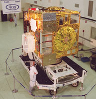 A graphic image that represents the GOES I - M mission