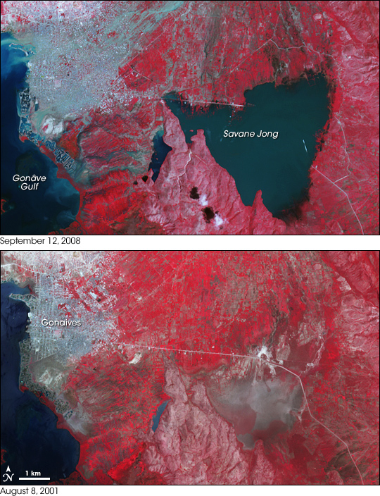 Flooding in Gonaives, Haiti