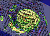 Hurricane Floyd from TRMM and QuikSCAT