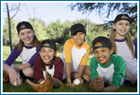 Girls In Baseball Shirts