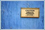 Asbestos Warning Sign