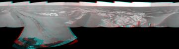 Opportunity's View on Sols 1803 and 1804 (Stereo)