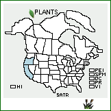 Distribution of Salix tracyi C.R. Ball. . 