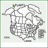 Distribution of Lathyrus angulatus L.. . 