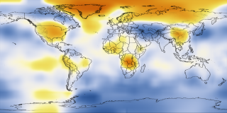 This image is a five year global temperature average from 1931 to 1935.