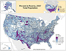 Percent Total Population in Poverty: 2007
