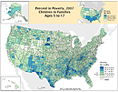 Percent of Children Ages 5-17 in Families in Poverty: 2007