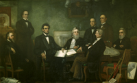 First Reading of the Emancipation Proclamation of President Lincoln