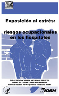 portada - Exposición al estrés:  riesgos ocupacionales en los hospitales - imagen de un grupo de personas