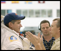 Michael Good (left), Andrew Feustel and Beau Webb