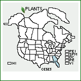 Distribution of Ceanothus serpyllifolius Nutt.. . 