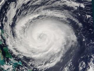 Hurricane Jeanne, September 24, 2004, Terra Satellite