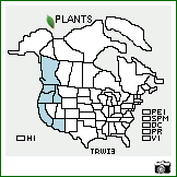 Distribution of Trifolium willdenovii Spreng.. . Image Available. 