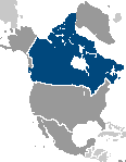 Location of Canada