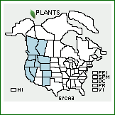 Distribution of Symphyotrichum campestre (Nutt.) G.L. Nesom. . 