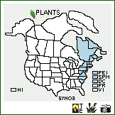 Distribution of Symphyotrichum novi-belgii (L.) G.L. Nesom. . Image Available. 