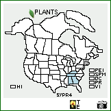 Distribution of Symphyotrichum priceae (Britton) G.L. Nesom. . Image Available. 