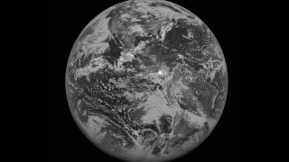 Exactly a month ago on June 27 NASA launched a new and improved weather satellite called GOES-O. Now that GOES-O is safely into its orbit, it has been renamed to GOES-14. On July 27, 2009 NOAA and NASA released the first full disk image from GOES-14 showing that the satellite is operating correctly. NASA Goddard Producer Silvia Stoyanova, visits the NOAA Satellite Operations Facility in Suitland, Md. for the release of the first image and talks to NOAA Meteorologist Tom Renkevens about it.For complete transcript, click here.