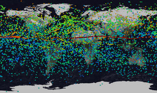 Particle model for August 23, 1991