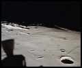 The approach to Apollo Landing Site 2 in southwestern Sea of Tranquility