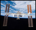 The International Space Station moves away from the Space Shuttle Atlantis