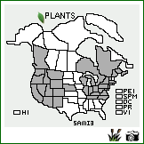 Distribution of Sanguisorba minor Scop.. . Image Available. 