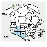 Distribution of Erigeron eximius Greene. . Image Available. 