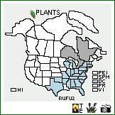 Distribution of Rudbeckia fulgida Aiton. . Image Available. 