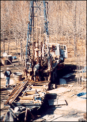 USGS Drilling crew helping US Army Corps of Engineers at Aberdeen Proving Ground