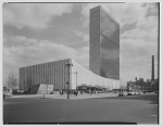 United Nations. From Northwest on 1st Ave.