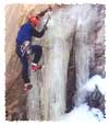 Ice climbing at City of Rocks National Reserve, ID