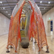 Nasher Makes Sexy with Ernesto Neto: Cuddle on the Tightrope