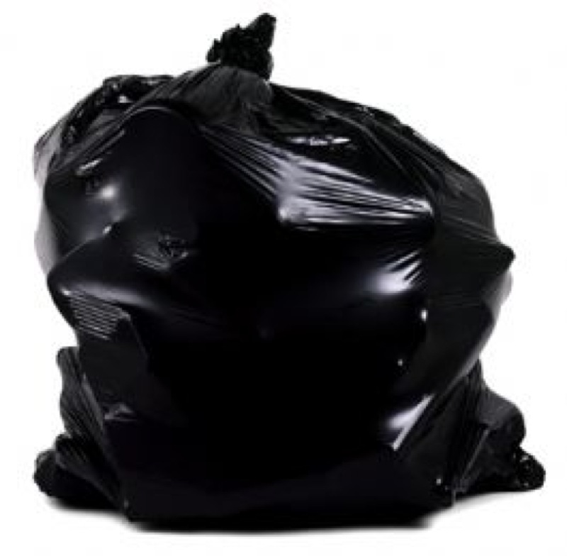 Black, from the Trash Bag Series, 2001
