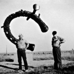 Big Ol’ Horseshoe Getting Older, Chinati Seeking Donations to Restore Desert-Ravaged Oldenburg Monument