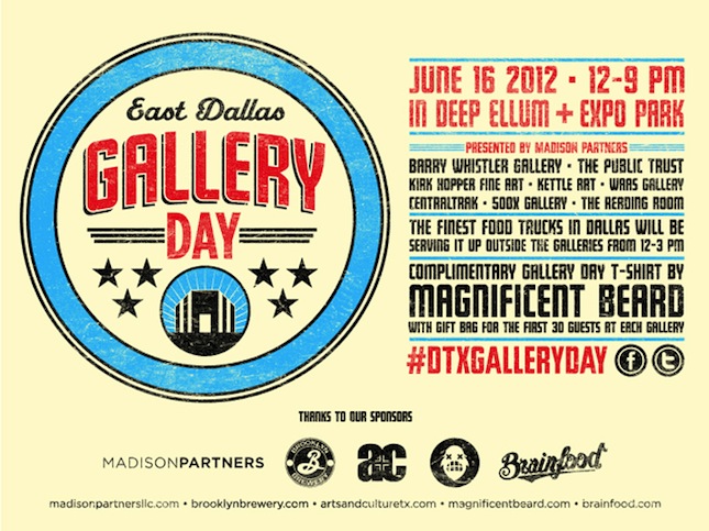 East Dallas Gallery Day Saturday