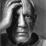 Arnold Newman, Pablo Picasso, Vallauris, France, 1954, 12½ x 10 inches, silver gelatin print