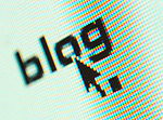 Thumbnail photo of a screen which reads "blog."