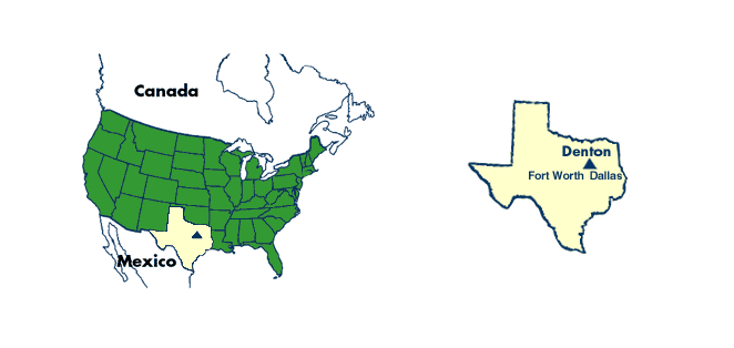 United States and Regional Map