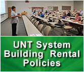 UNT System Building Rental Policies