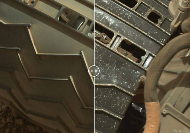 Curiosity: Two Years of Wear & Tear Inflicted By Mars