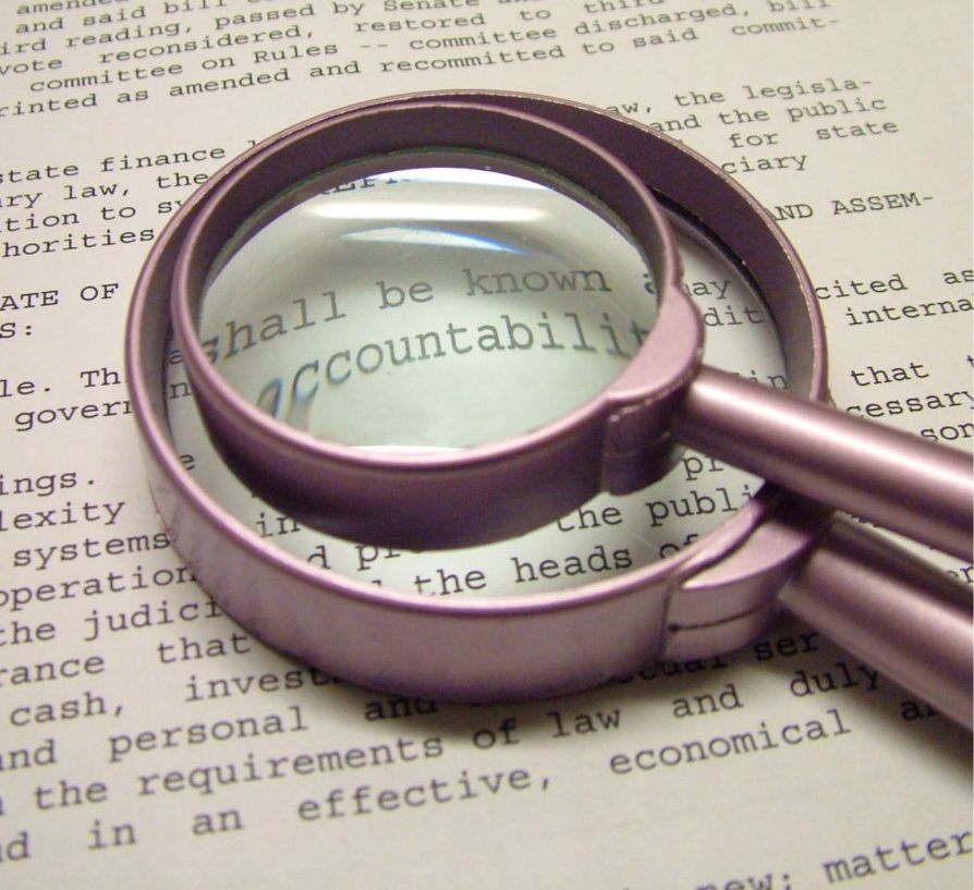 accountability magnifying glass
