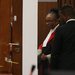 During testimony in May, Judge Thokozile Matilda Masipa and lawyers examined the door from Oscar Pistorius’s bathroom, which had been brought into court in Pretoria, South Africa.