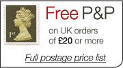 Free Postage and Packaging on UK Orders over £20