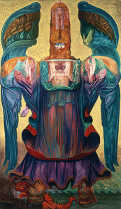 "The Angel of History" by Ernst Fuchs (1992)