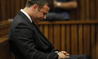 Oscar Pistorius cries in the dock