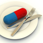 pill on a plate