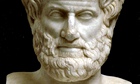 Roman-era marble bust of the Greek philosopher Aristotle