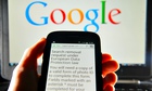 A Google search removal request displayed on the screen of a smart phone