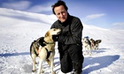 Cameron, leader of Britain's Conservative Party stands on top of Scott-Turner glacier on Svalbard
